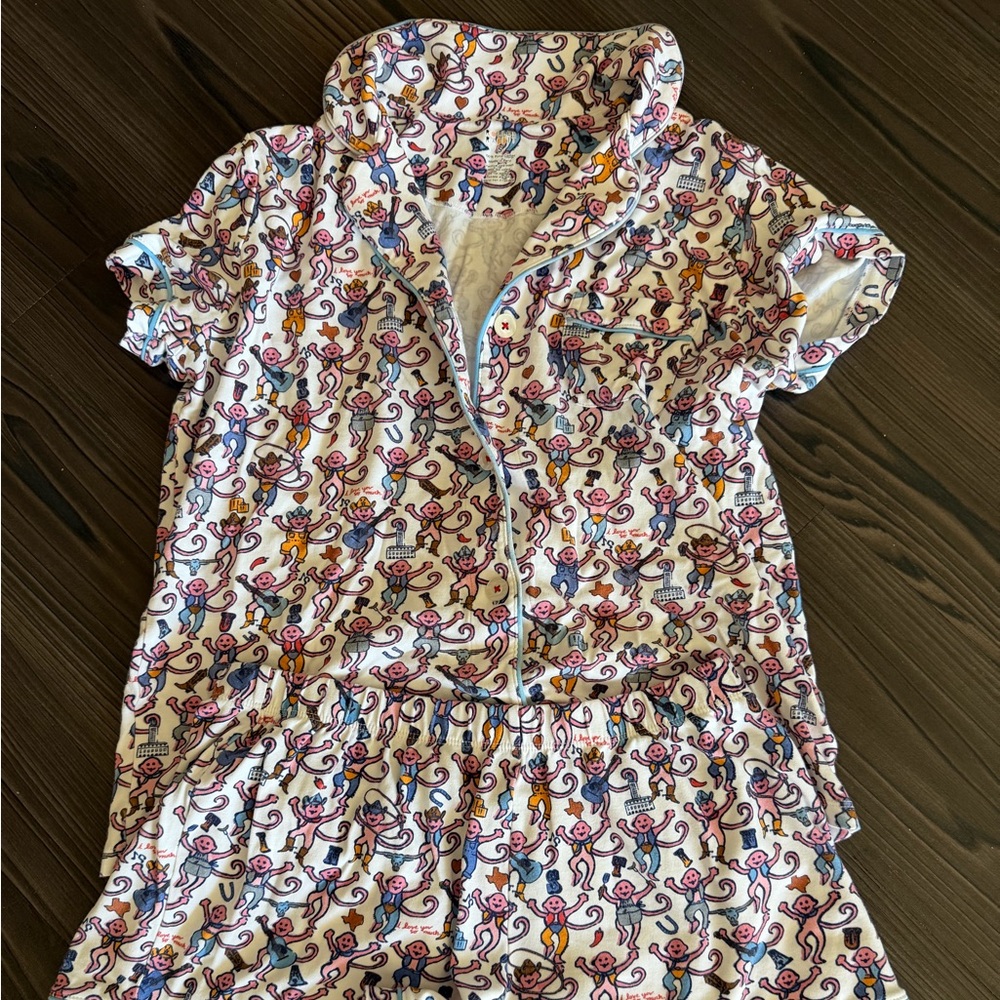 Roller Rabbit Austin Texas Pajamas Size Small